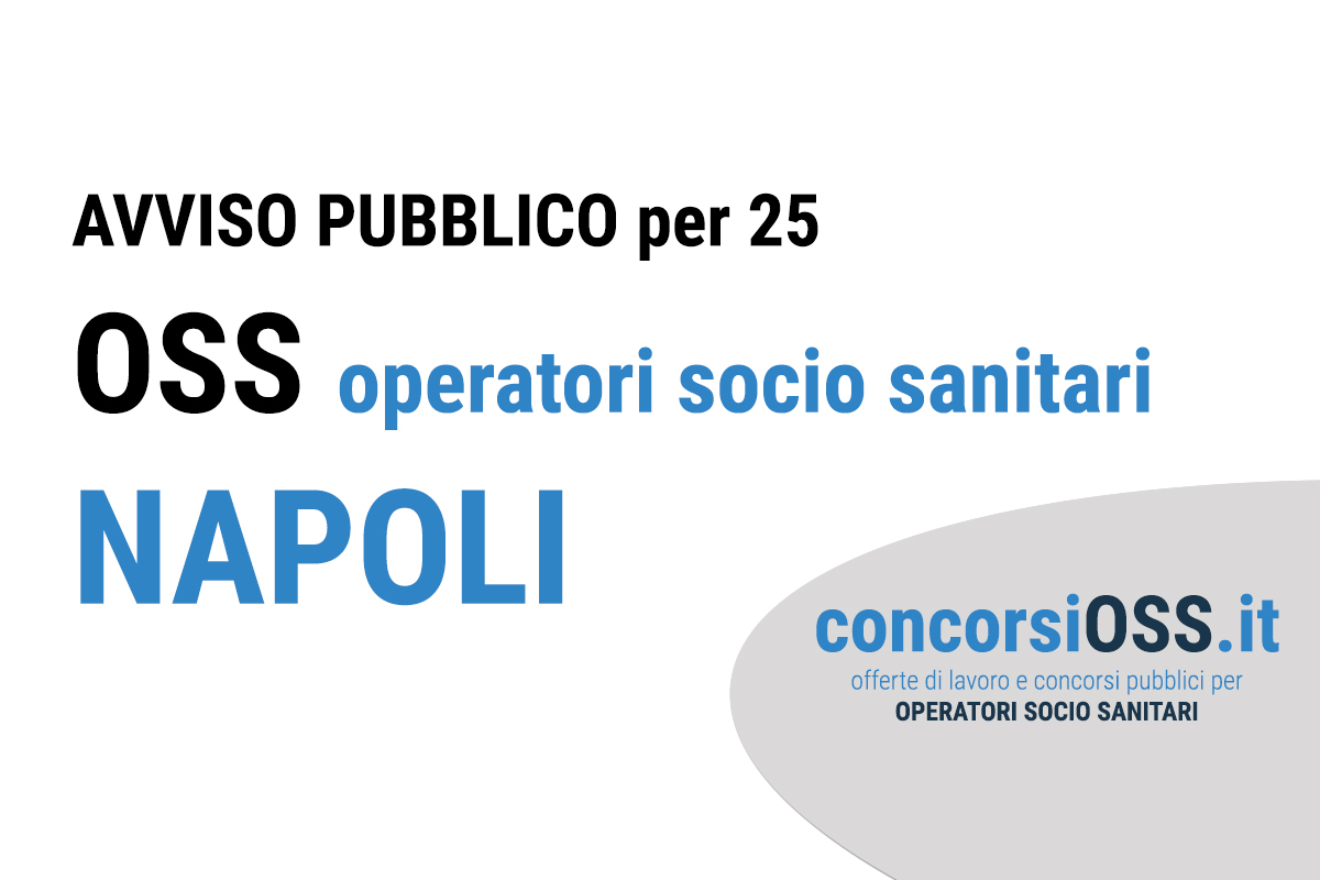 25 OSS Avviso pubblico per tempo determinato A.O. dei colli NAPOLI 