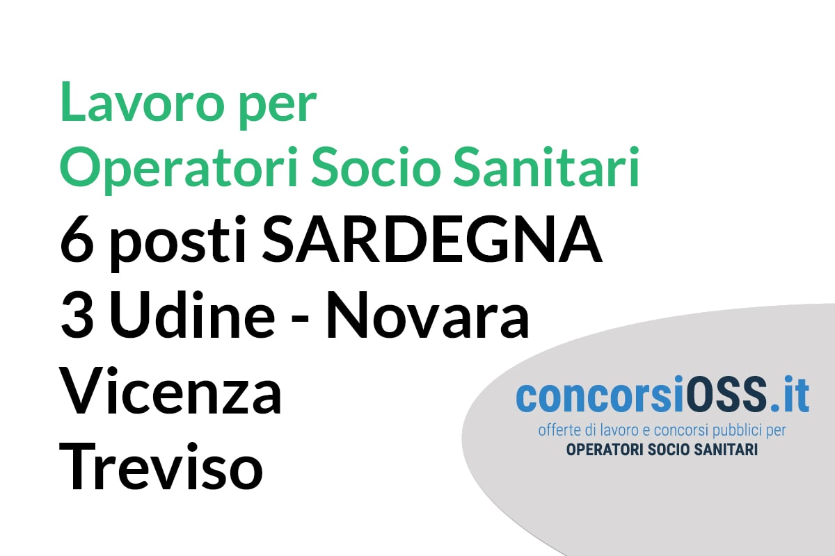 Lavoro OSS Sardegna e altre regioni