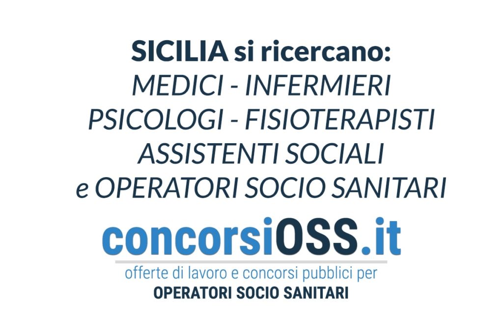 Offerte lavoro OSS Sicilia