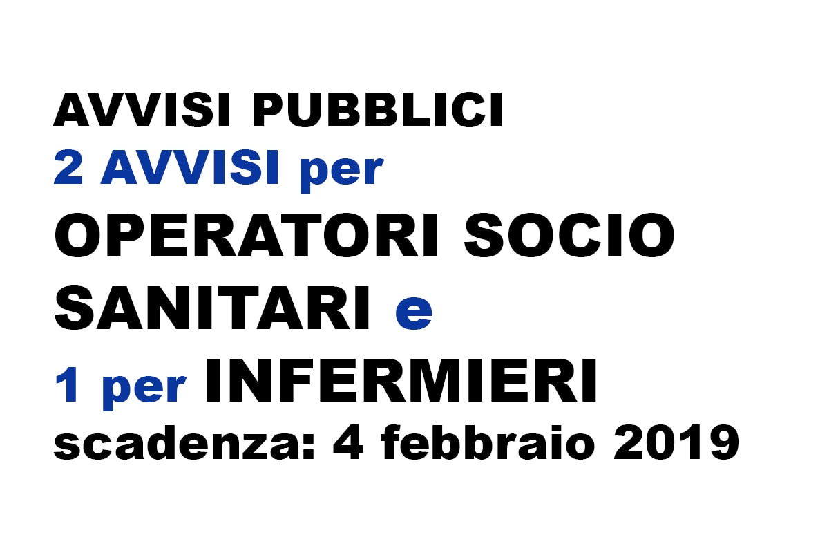 OSS e INFERMIERI lavoro presso AMOS