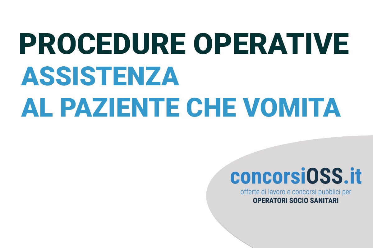 Procedure OSS: Assistenza al paziente che vomita