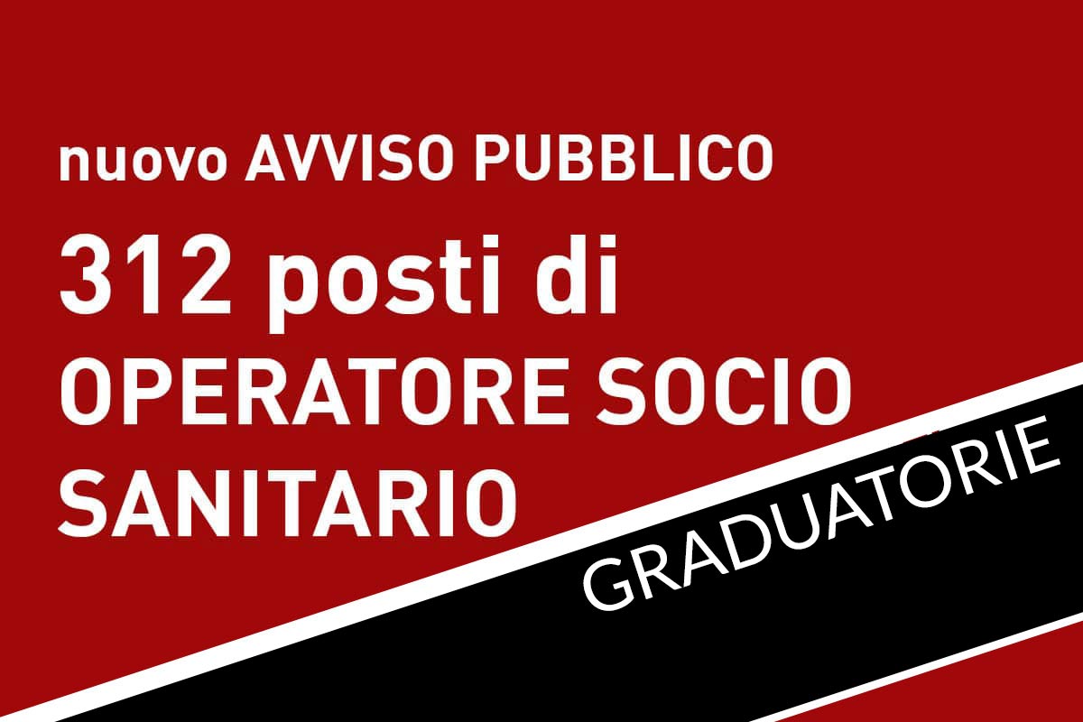 312 posti di OSS Avviso pubblico VENETO GRADUATORIA