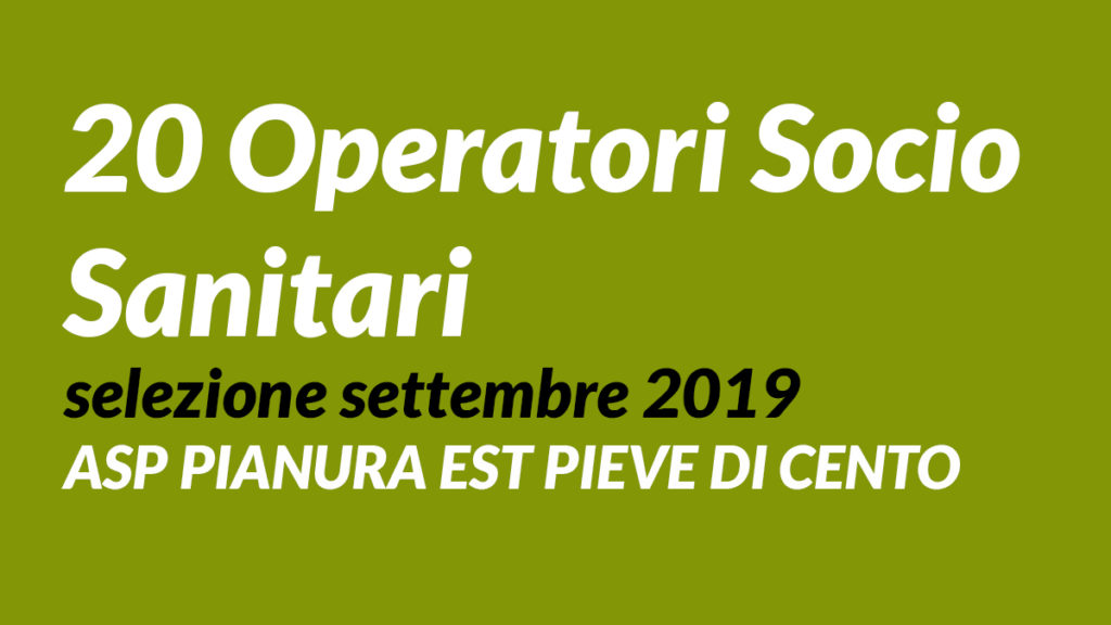 20 OSS selezione settembre 2019