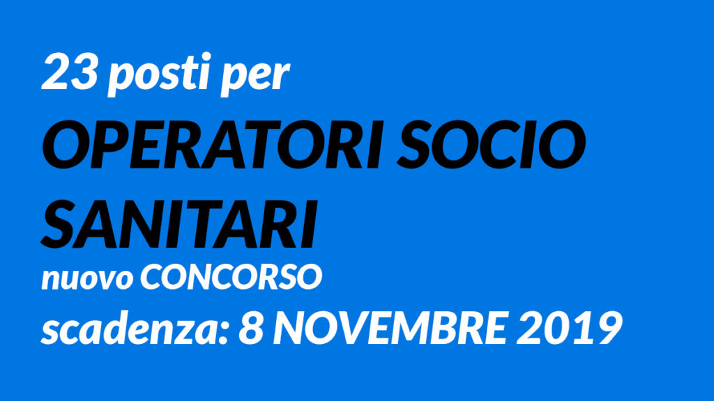 23 OSS concorso 2019 Trento
