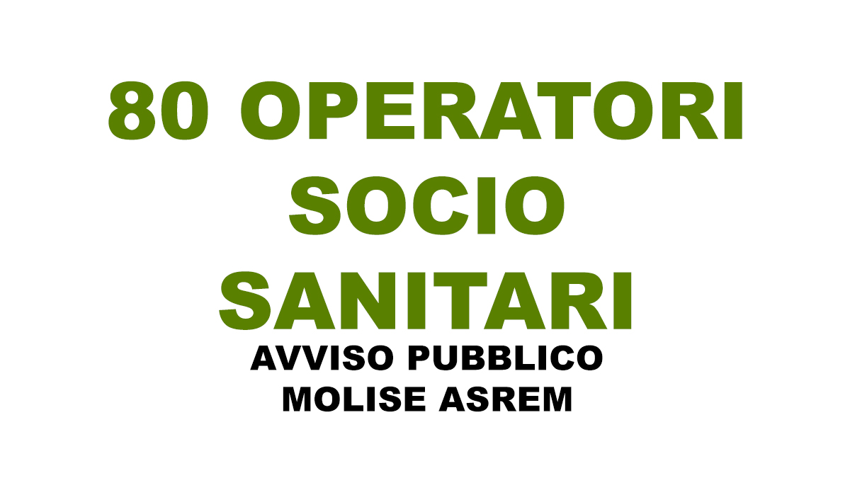 80 OSS avviso MOLISE COVID-19