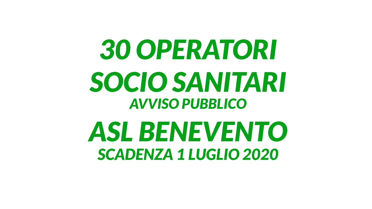 30 OSS ASL BENEVENTO luglio 2020