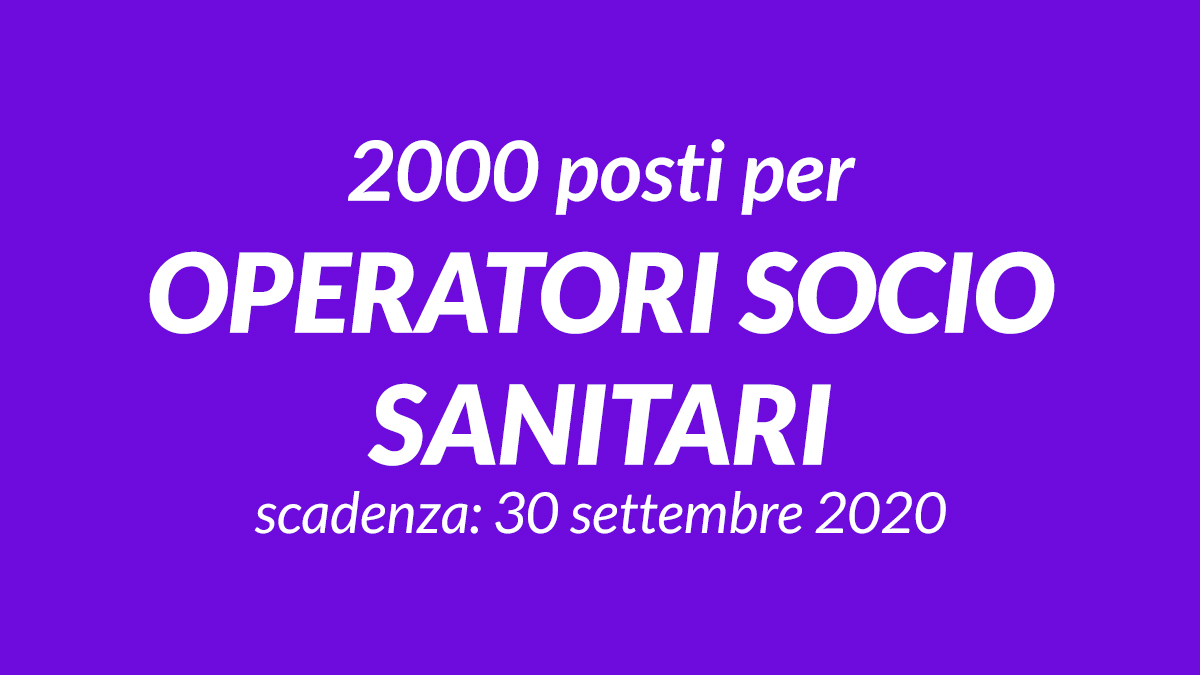 2000 posti per OSS