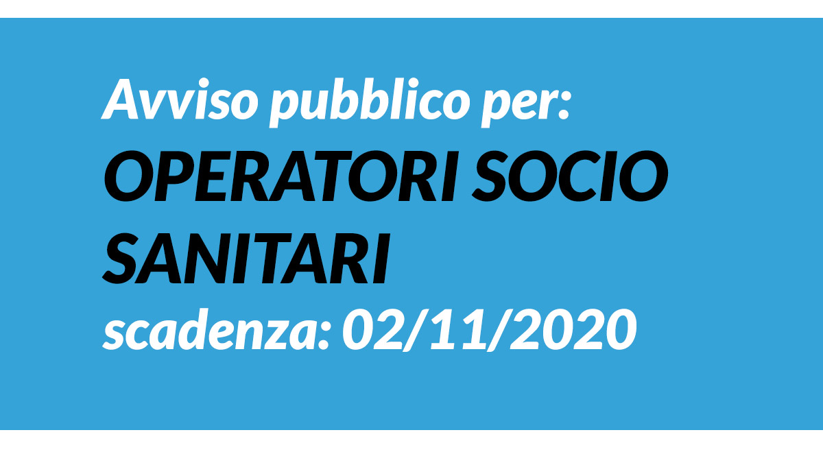 OSS avviso pubblico 2020