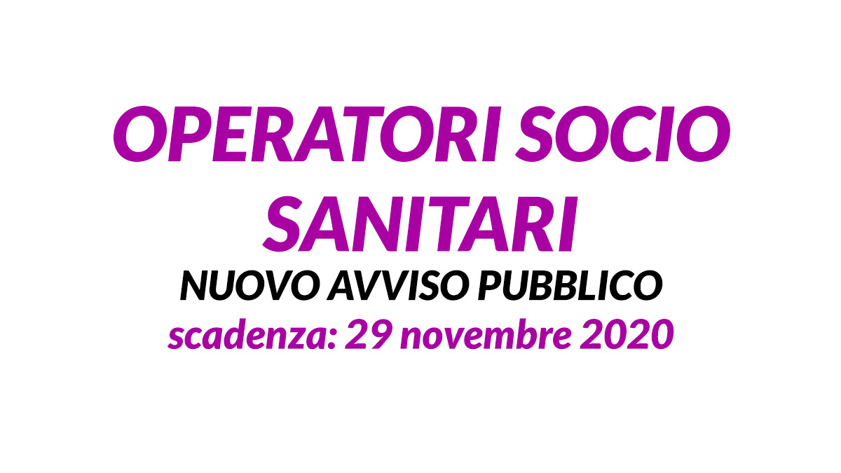 OSS avviso ASP TRAPANI novembre 2020