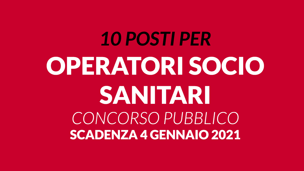 10 OSS CONCORSO PUBBLICO