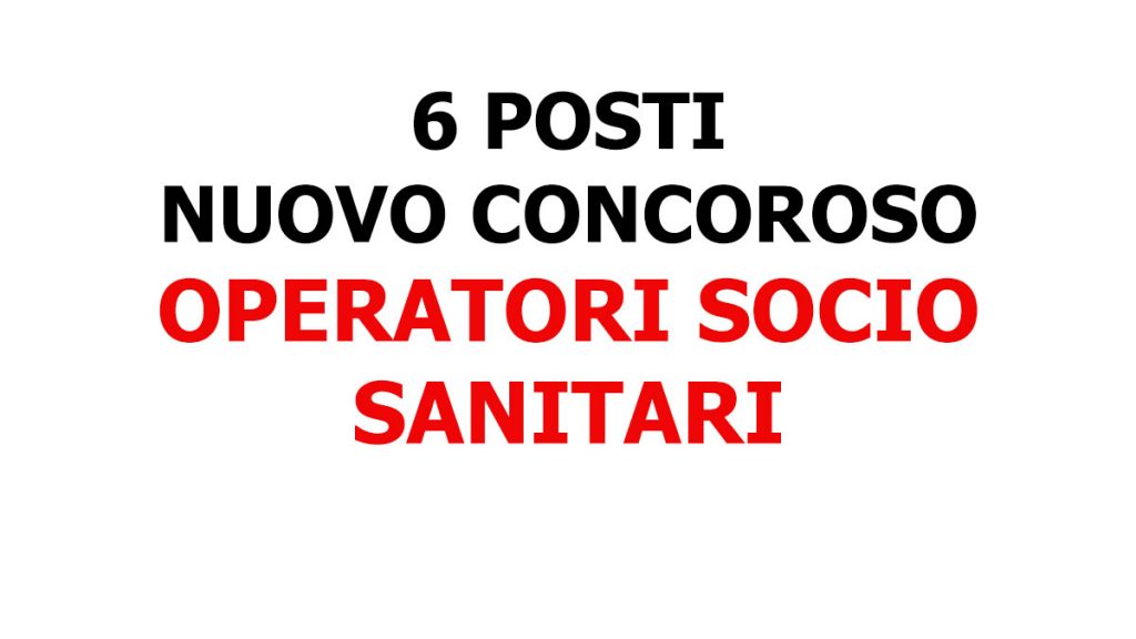 6 OSS nuovo CONCORSO