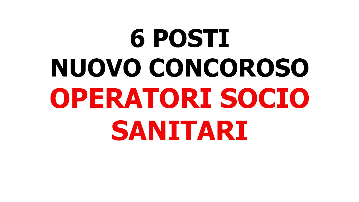 6 OSS nuovo CONCORSO