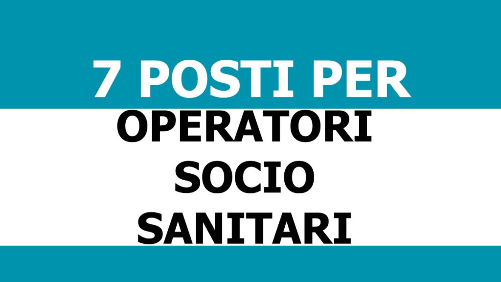 7 posti OSS concorso