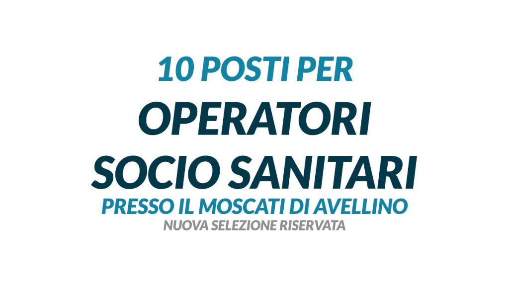 10 posti per OSS presso AO AVELLINO