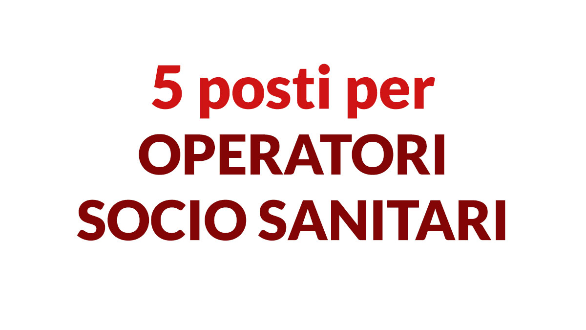 5 posti CONCORSO oss Novara