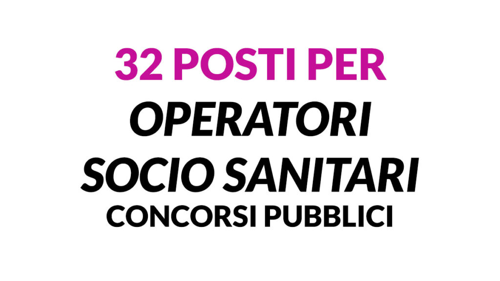 32 posti per OSS 2023